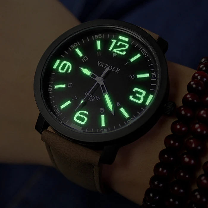 Men's Watch Sports Luminous Watches For Men Wrist Watches Leather Clock erkek kol saati relogio masculino reloj hombre 2020