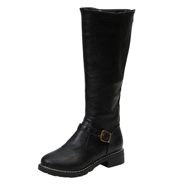 Knee High Leather Riding Boots