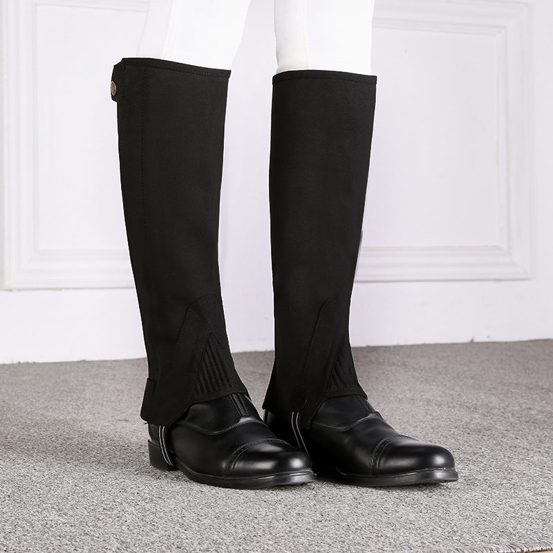 Equestrian Riding Leggings with Knee Pads and Boots