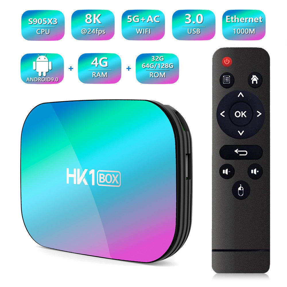 HK1 Smart TV Box S905X3 4GB/128GB WiFi Bluetooth