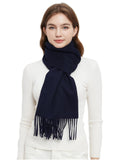 Novawo Wool Scarf Soft Warm Winter Scarves Wraps for Women