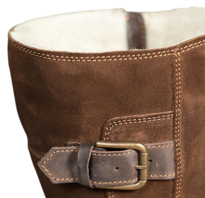 Low Heeled Knee High Riding Boots