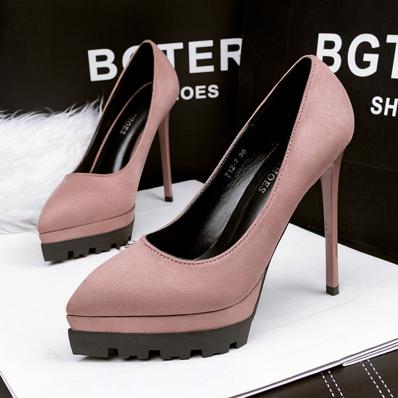 Korean Style Sexy Stiletto Heel Women's Pumps