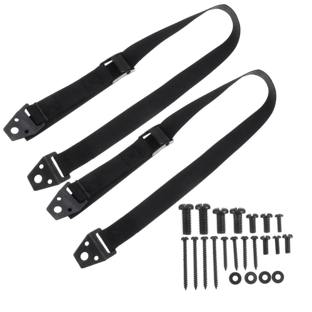 EXCEART Kids Furniture Heavy Duty Leash Anti- Tip Strap 2Pcs Adjustable Resistant TV Furniture Straps Child Safety Straps with Metal Plate Childrens Furniture Baby Furniture