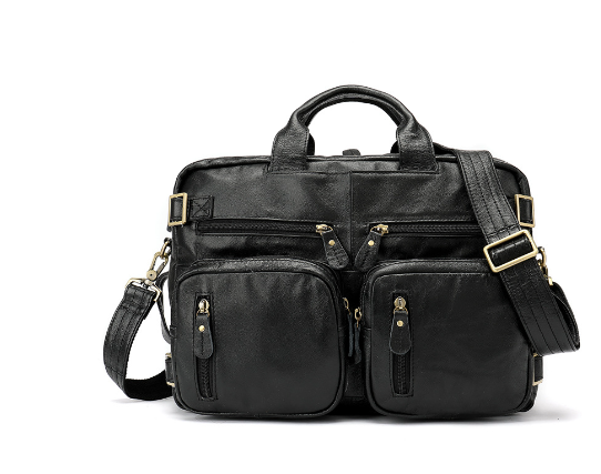 Men's Leather Business Tote and Crossbody Bags