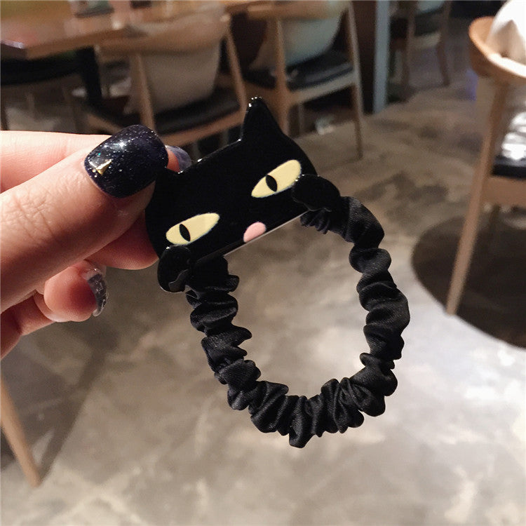 Korean Cartoon Hair Accessories - Cute Cat Hair Ties