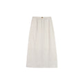 High Waist Solid Color A-line Skirt