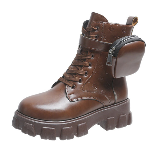 "New Women's Autumn Thick-Soled Martin Boots"