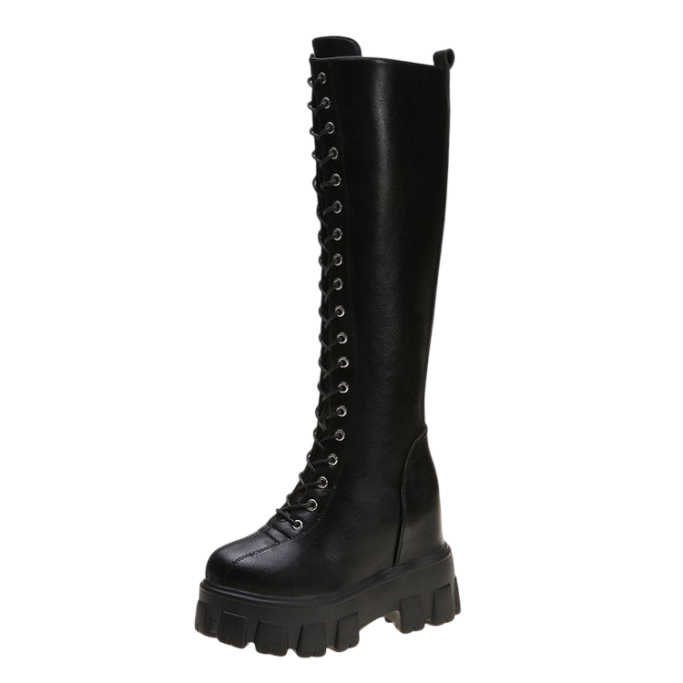 Womens Knee High Riding Boots With Thick Sole 2020