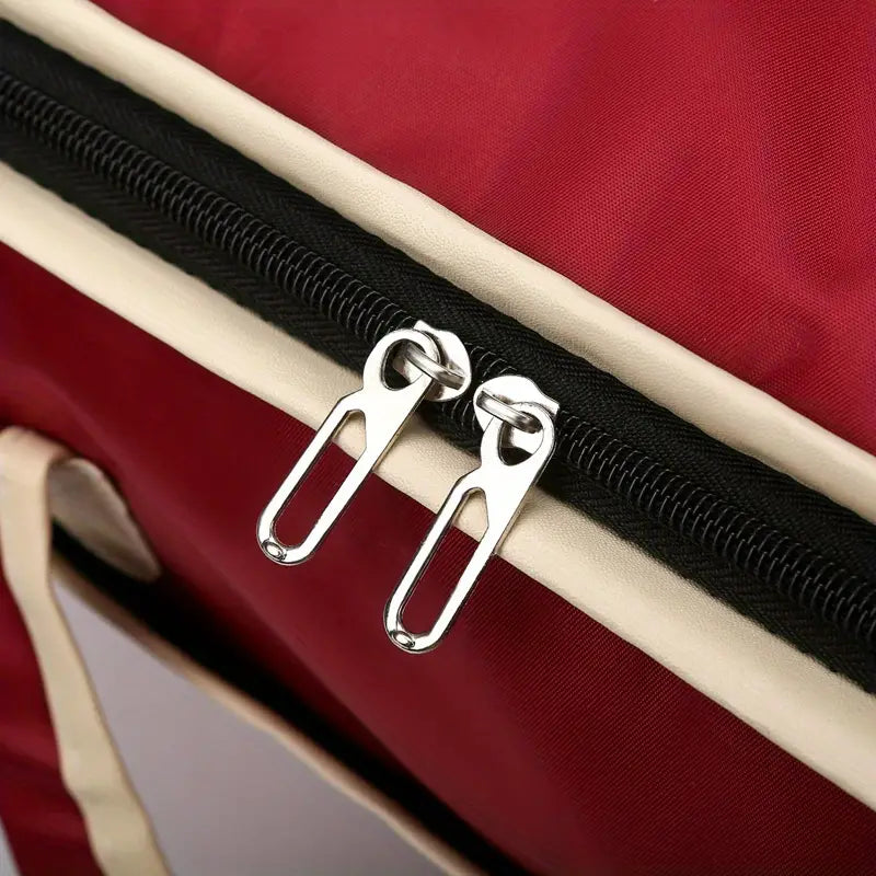 Trendy Men's Large Storage Zipper Duffle Handbag