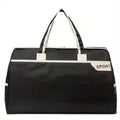 Trendy Men's Large Storage Zipper Duffle Handbag