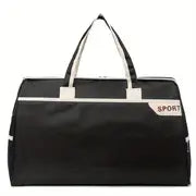 Trendy Men's Large Storage Zipper Duffle Handbag