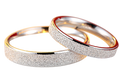 Couple Rings with Matte Finish Bands