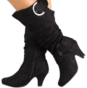 Enchanting Waves High Heeled Riding Boots One Pair