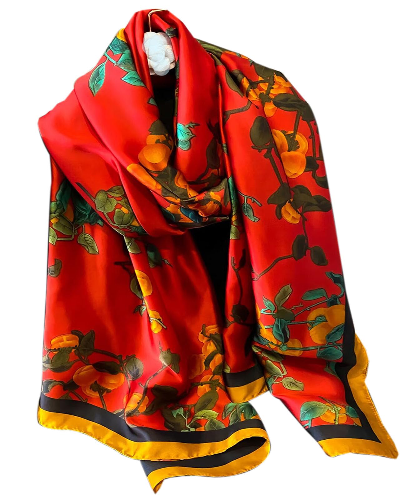 Hioyiwse Shawl Scarf For Women Lightweight Scarves Floral Pattern Formal Evening Dressesformal Shawl Summer Wraps Fashion Present E21