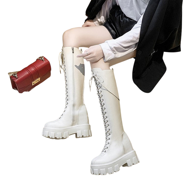 Women's Knee-High Riding Boots with Thick Sole 2020