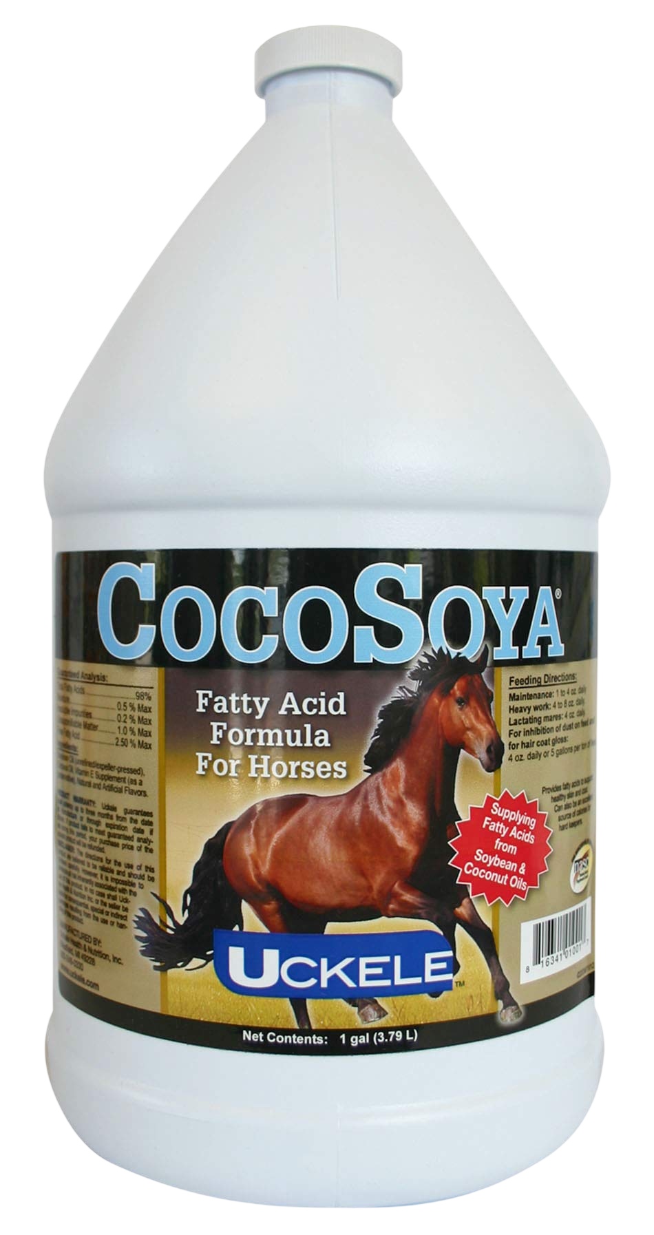 Uckele Cocosoya Granular Horse Supplement Omega Fatty Acid Supplement For Horses Equine Vitamin Mineral Supplement 5Lb