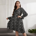 Summer V-neck Long-sleeved Dresses for Women