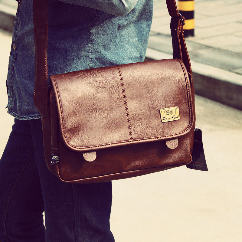 Retro Men's Satchel - Threebox Fashion Shoulder Bags