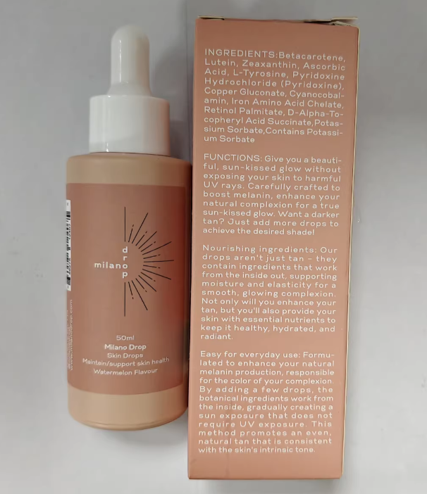 Tanning Supplement Drops