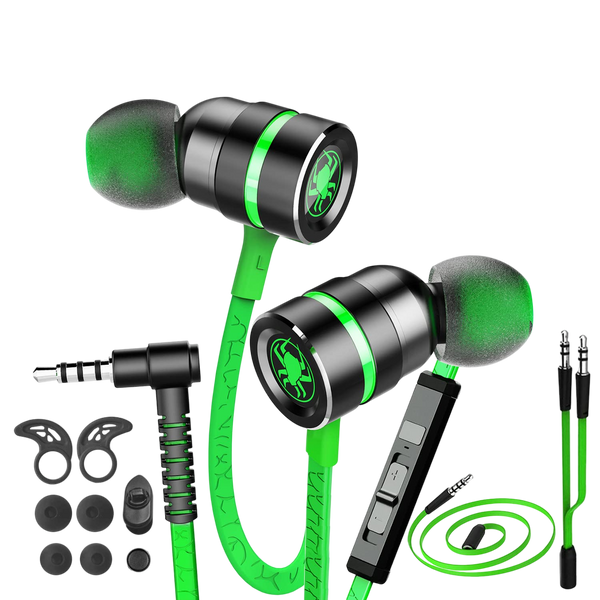 XuanGui G20 Wired Earbuds with Microphone in-Ear Headphones Stereo BassNoise Isolating Ear Buds 3.5mm Memory Foam Headset Compatible with iPhone/Android/Computer/Laptops…