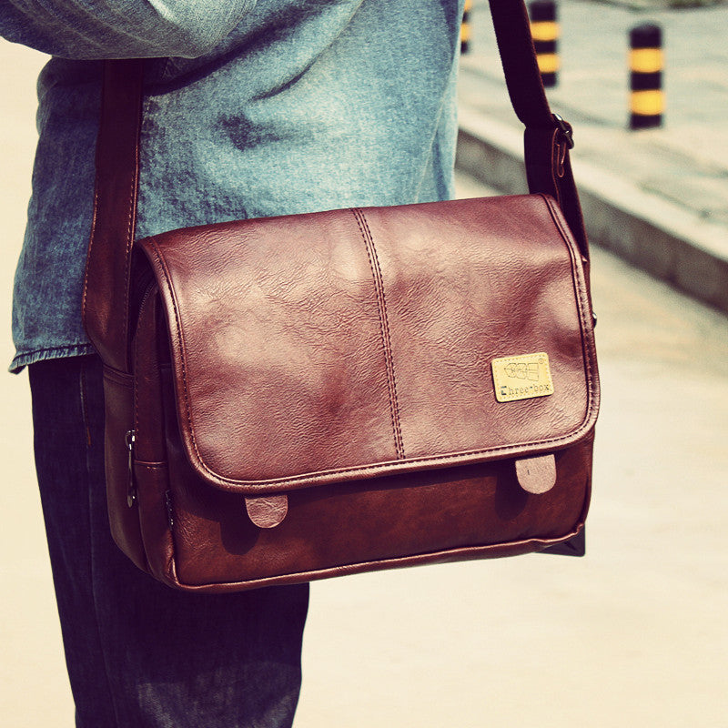 Retro Men's Satchel - Threebox Fashion Shoulder Bags