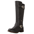 Globalwin Womens Grey Quilted Knee High Boots For Women Low Heel Comfortable Fashion Riding Boots Size 11M