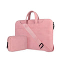 Portable Frosted PU Laptop Shoulder Bag