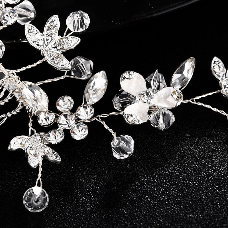 Bridal Hair Accessories with Rhinestone Combs