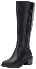 Jeossy Womens 9661W Knee High Boots Riding Boots For Women With Wide Calf Black Size 8W Us High Boots With Inner Zipper And Side Hidden Elastic Banddjy9661W Black 08
