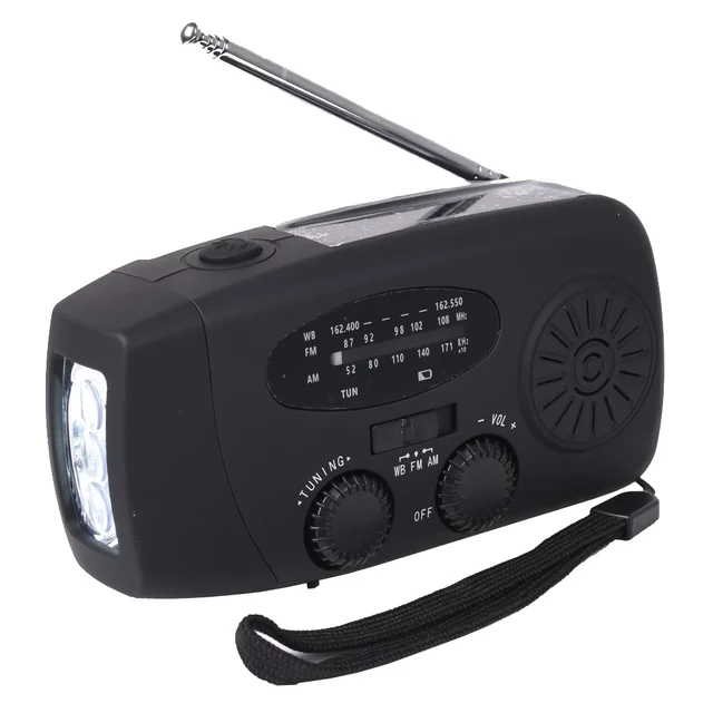 Upgraded Type-C Phone Charger Emergency Radio Flashlight