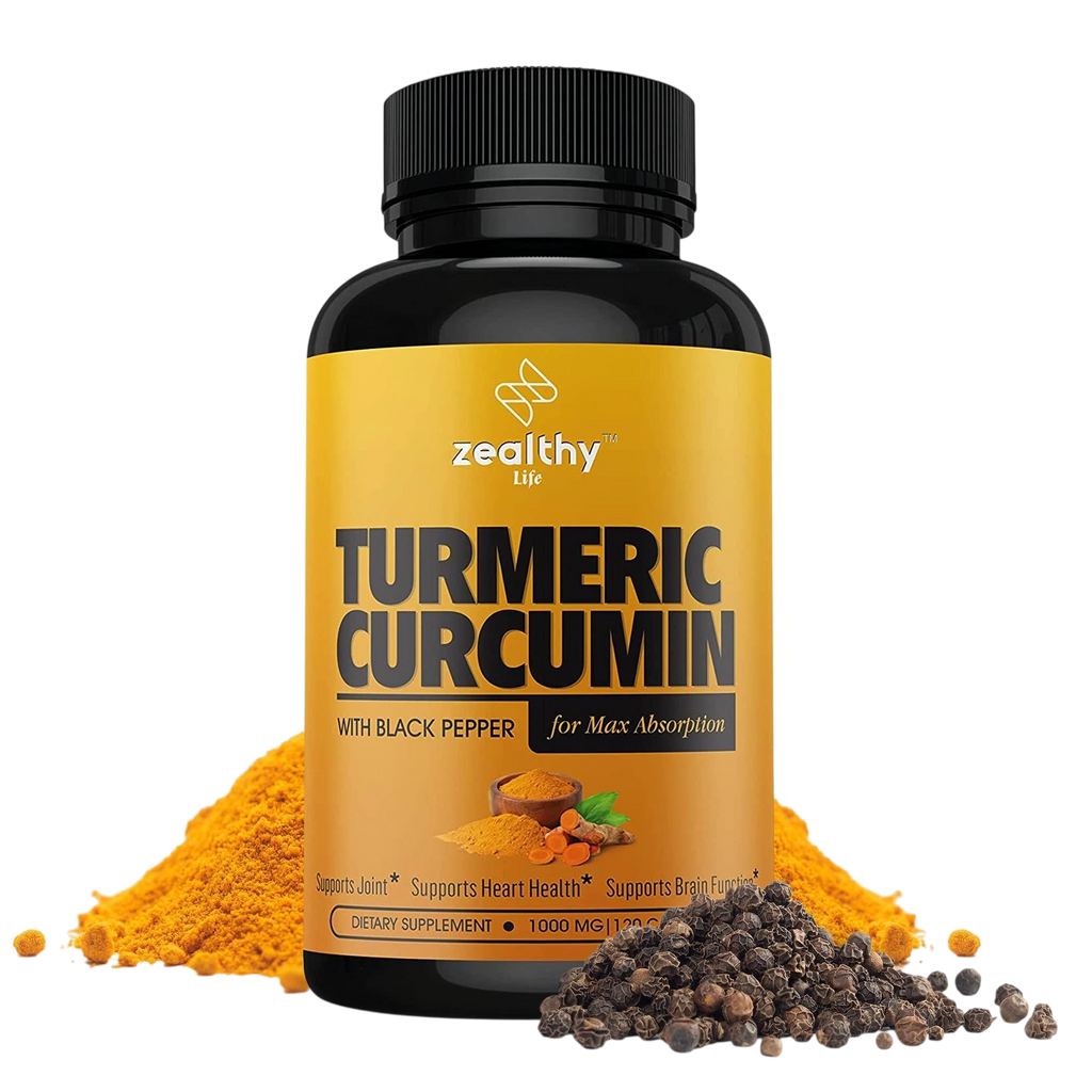 Turmeric Supplement Mood Mobility And Joint Support Supplement 1000 Mg 120 Pills